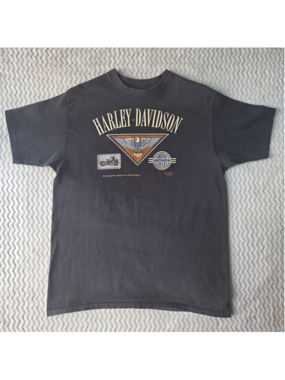Vintage 1991 Harley Davidson 3d Emblem Shirt XL